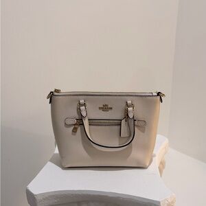 Coach Ivory/White Mini Purse